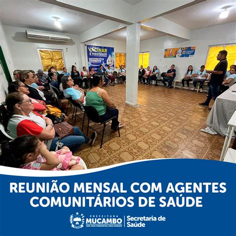 Reuni O Mensal Agentes Comunit Rios De Sa De Prefeitura De Mucambo