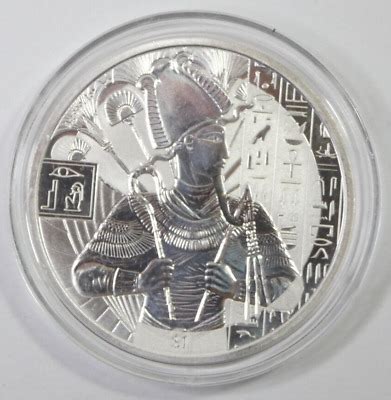 2023 Sierra Leone 1 Egyptian God Osiris 1oz 999 Silver Pobjoy Mint In