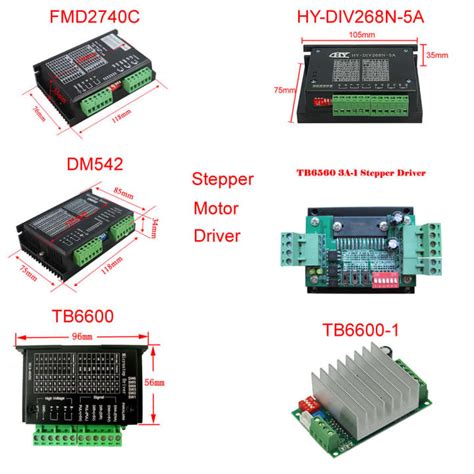 ไดร์เวอร์สเต็ปเปอร์มอเตอร์ Mach3dm542 Fmd2740c Hy Div268n 5a Tb6600