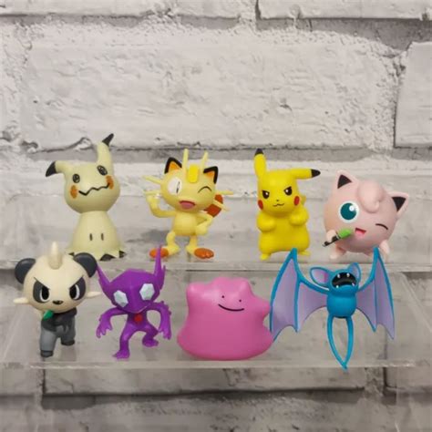 Paquete De Figuras Pok Mon Wct Battle Pikachu Mimikyu Ditto Sableye