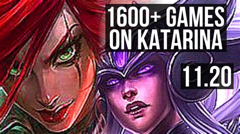 Katarina Vs Syndra Mid Defeat 44m Mastery 1600 Games 7 Solo