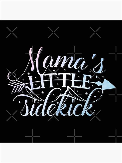 Lámina metálica Mama s Little Sidekick lindo ideal para niños bebés