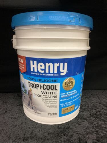 Henry Tropi Cool Roof Coating White Gallon Silicone