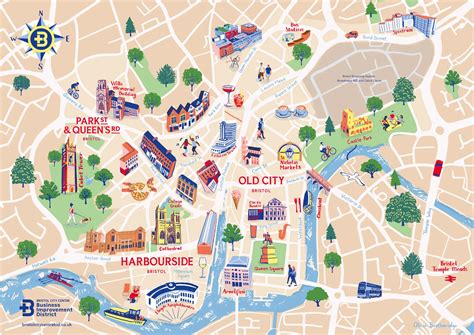 Bristol Illustrated Map — Olivia Brotheridge Design