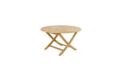 Table De Jardin Pliante Et Ronde 130 Cm En Bois Massif Haut De Gamme