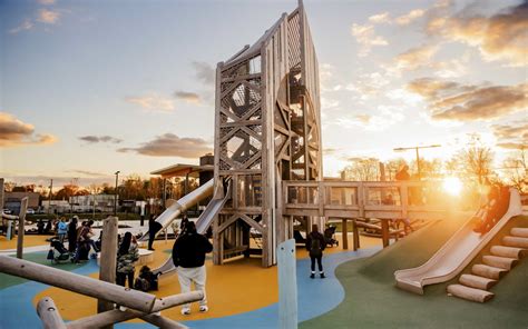 Warren Gateway Playground Joe Louis Greenway Earthscape Play