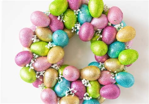 Dollar Tree Easter Egg Wreath Passion For Savings