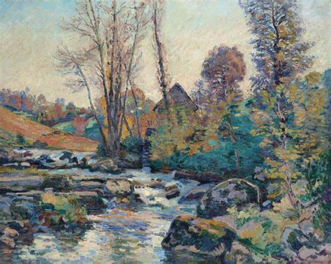 Armand Guillaumin 1841 1927 Le Moulin Bouchardon Creuse Christie S