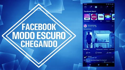 Facebook Come A Liberar Modo Escuro Para Usu Rios Do Android Youtube