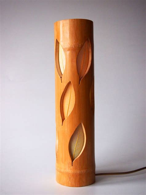 Handmade Designer Bamboo Lamps And Accessories For Interior Decoration Bamboo Table Lamp N0041