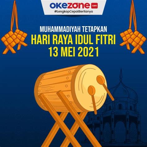 Muhammadiyah Tetapkan Hari Raya Idul Fitri 13 Mei 2021 0 Foto Okezone