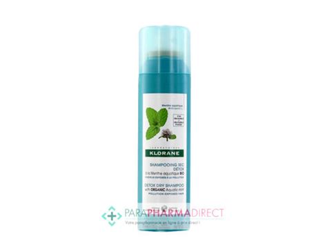 Klorane Shampooing Sec Detox Menthe Aquatique Cheveux Expos S La