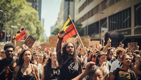 Premium AI Image | Australia Day Solemnity of the Indigenous protest ...