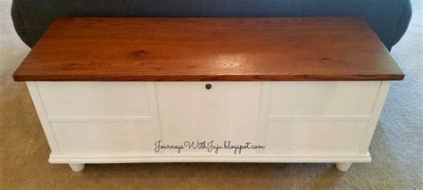 Journeys With Juju A New Life For An Old Cedar Chest Painted Cedar