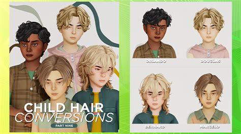 Child Hair Conversions Pt 9 by JohnnySims Українське Sims ком юніті