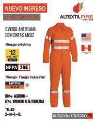 Mameluco Ignifugo Overol Antiflama Nfpa 2112 Nfpa 70e Lima