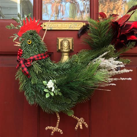 Christmas Chicken Or Rooster Wreath Class Behold Jewelry Designs