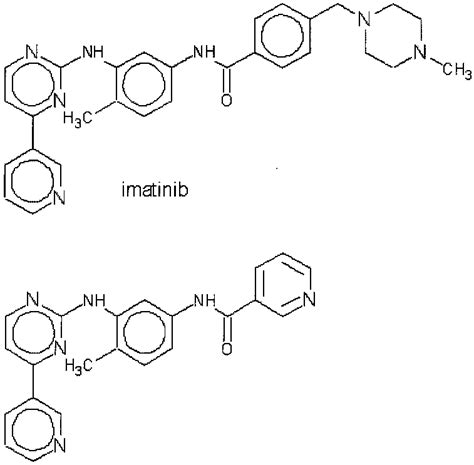 Structure Of Imatinib And An Analogue Used In Schindler Et Al 45 Download Scientific Diagram