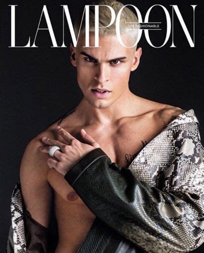 Baptiste Giabiconi On The Cover Of The Fashionable Lampoon Half Naked