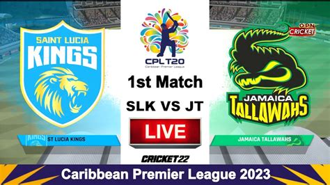 Cpl Live Saint Lucia Kings Vs Jamaica Tallawahs St T Slk Vs