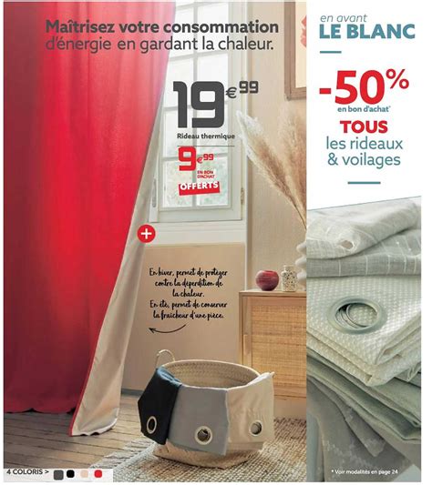 Promo Rideau Thermique Chez Gifi Icatalogue Fr