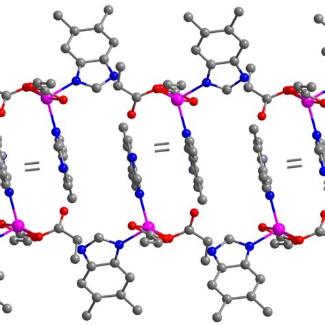 Perspective View Of Supramolecular Ladder‐like Structure Of 4 Showing Download Scientific