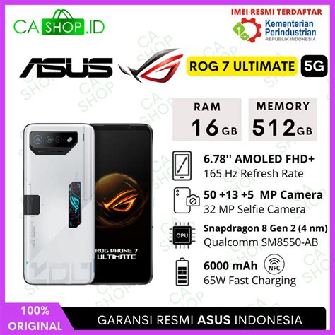 Jual Asus Rog Phone Series Rog Nfc G Gb Gb Pro Gb Tb