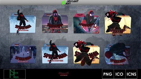 Spider Man Into The Spider Verse 2018 Movie Icon By Niteshmahala On