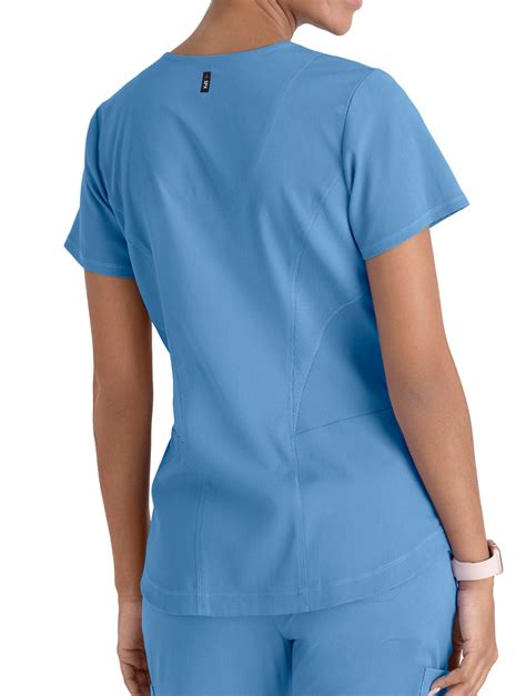 Spandex Stretch Carly Top Grey S Anatomy Spandex Stretch Barco