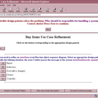 selecting correct design pattern  scientific diagram
