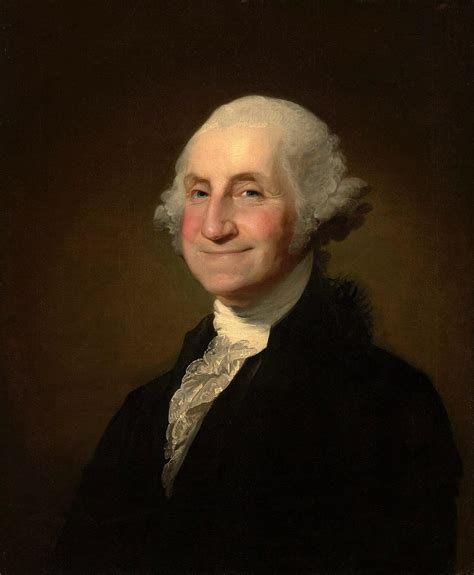 George Washington smiling : r/Presidents