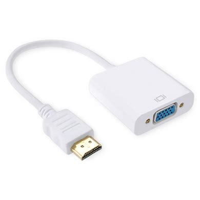 CONVERTIDOR HDMI MACHO A VGA HEMBRA BLANCO DataComponents Mayoreo