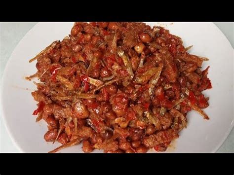 RESEP SAMBAL TEMPE TERI KACANG TANAH PRAKTIS DISIMPAN LAMA MASIH KRIUK