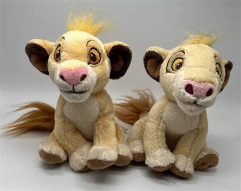 DISNEY STORE SIMBA And Nala Lion King Plush Soft Toys 15 99 PicClick UK