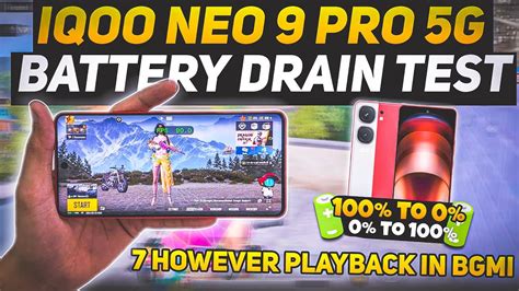 Qoo Neo Pro Battery Drain Charging Gaming Test Iqoo Neo Pro