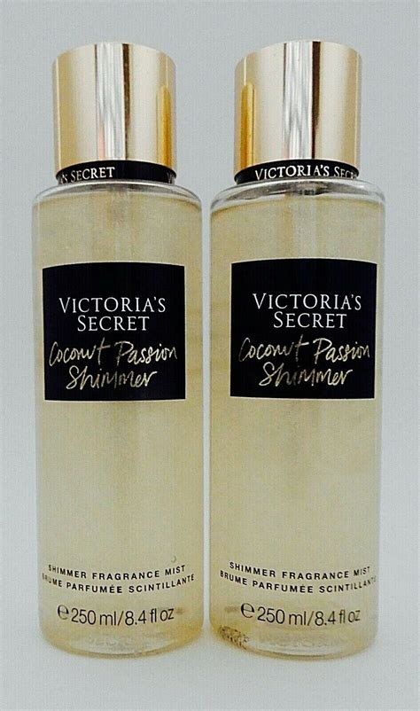 2 Victorias Secret Coconut Passion Shimmer Fragrance Mist 8 4oz 250ml