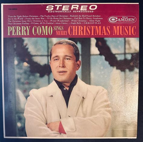 Perry Como - Sings Merry Christmas Music LP Vinyl - Used – Borderline MUSIC