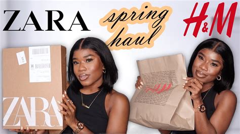 Zara X H M New In Try On Haul Spring Fashion Haul Huge