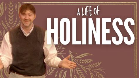 A Life Of Holiness Leviticus Youtube