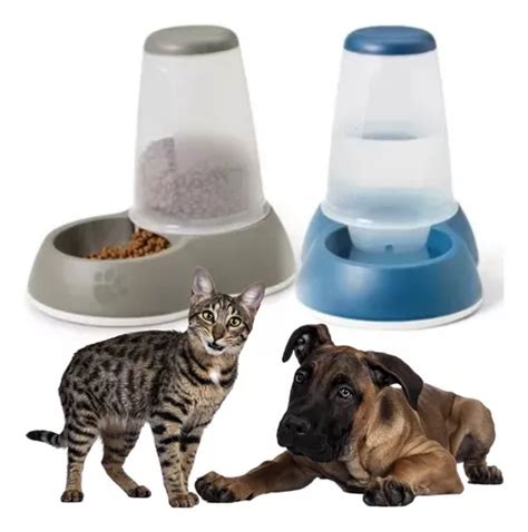 Comedero Bebedero Automatico Dispenser Perros Gato 1 5lt Kit