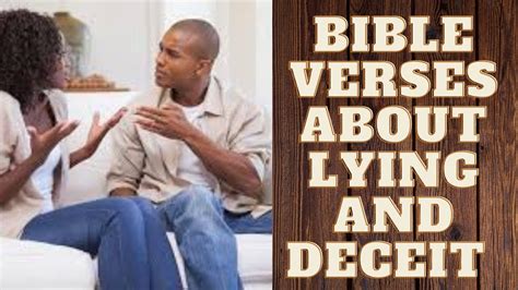 Bible Verses About Lying And Deceit Youtube