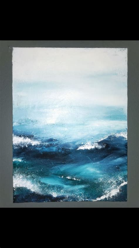 Acrylic Painting Ideas Waves