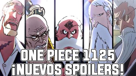 ONE PIECE CAPITULO 1125 NUEVOS SPOILERS FIGARLAND ES EL NUEVO JEFE