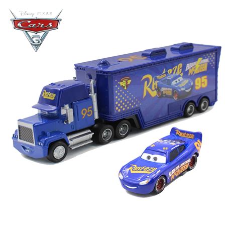 P S Disney Pixar Carros Fabuloso Rel Mpago Mcqueen Mack Container