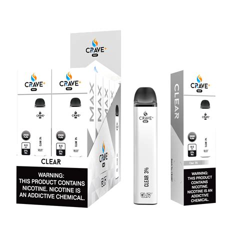 crave max clear  crave disposable