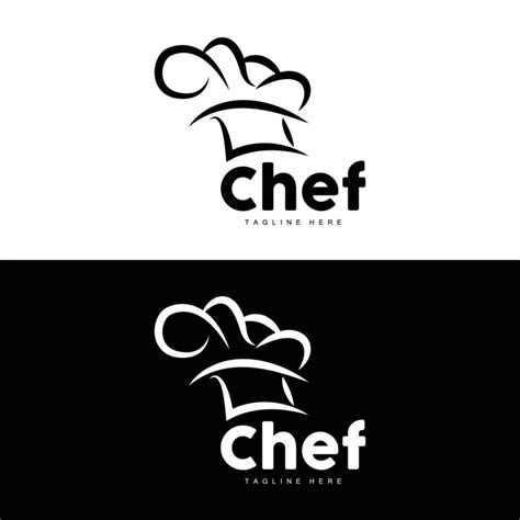 Chef Hat Logo, Cooking Vector Hand Made Chef Hat Collection, Product Branding Design 24631841 ...