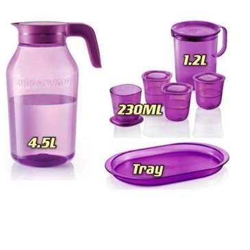 Tupperware Universal Jar Pitcher L Jugs Pitchers Water Dispenser