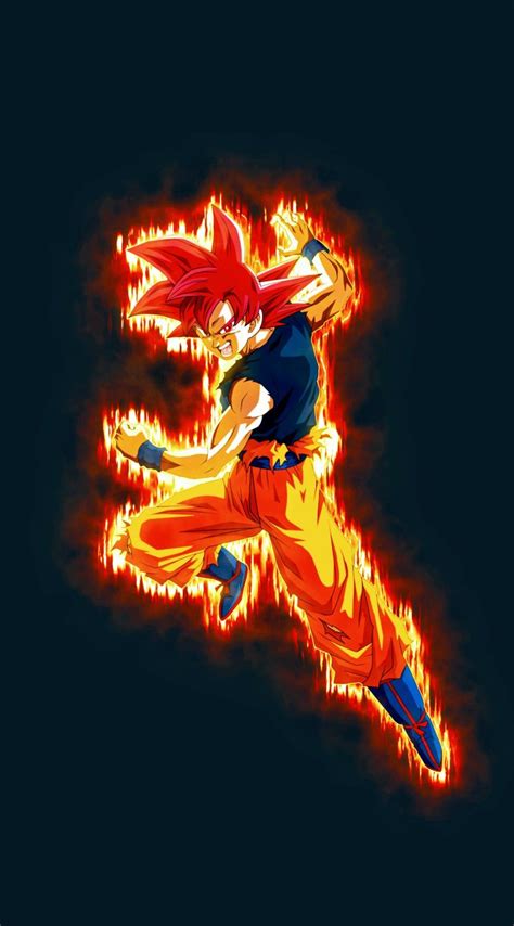 Goku Super Saiyan God, Dragon Ball Super | Anime dragon ball goku ...