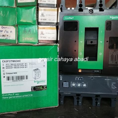 Jual MCCB BREAKER SCHNEIDER NSX 630A 3P 630N MCCB 630A NSX SCHNEIDER