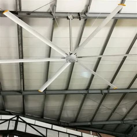 Blades: 6 White Industrial Ceiling Fan at Rs 210000 in Hyderabad | ID ...